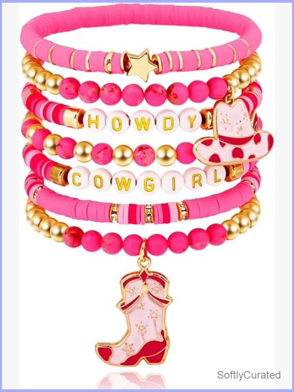 Cowgirl Stretch Bracelet Stackable Western Jewelry Boho Gifts